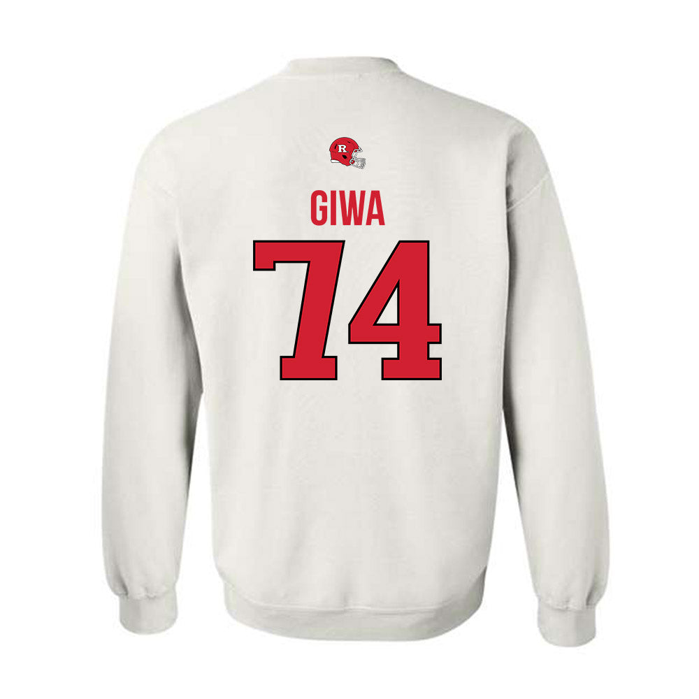 Rutgers - NCAA Football : Moshood Giwa - Classic Shersey Crewneck Sweatshirt-1