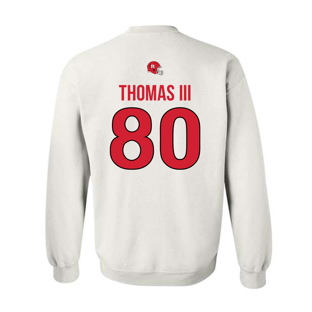 Rutgers - NCAA Football : Michael Thomas III - Classic Shersey Crewneck Sweatshirt-1