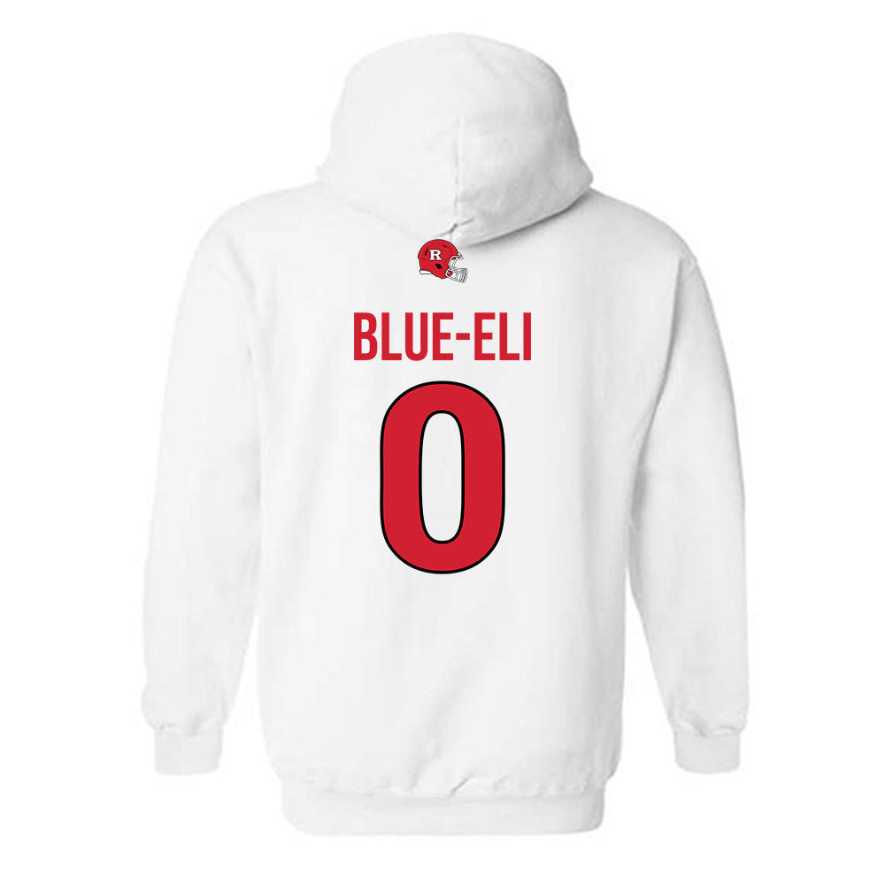 Rutgers - NCAA Football : Douglas Blue-Eli - Classic Shersey Hooded Sweatshirt-1