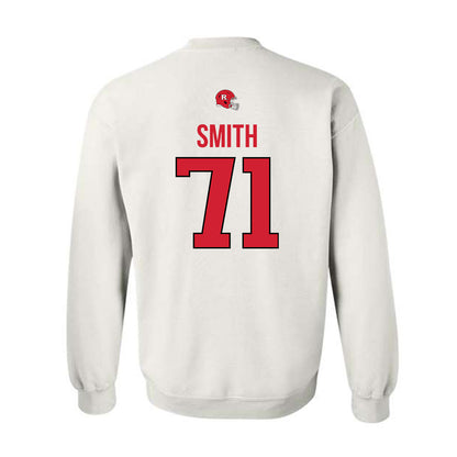Rutgers - NCAA Football : Jared Smith - Classic Shersey Crewneck Sweatshirt-1