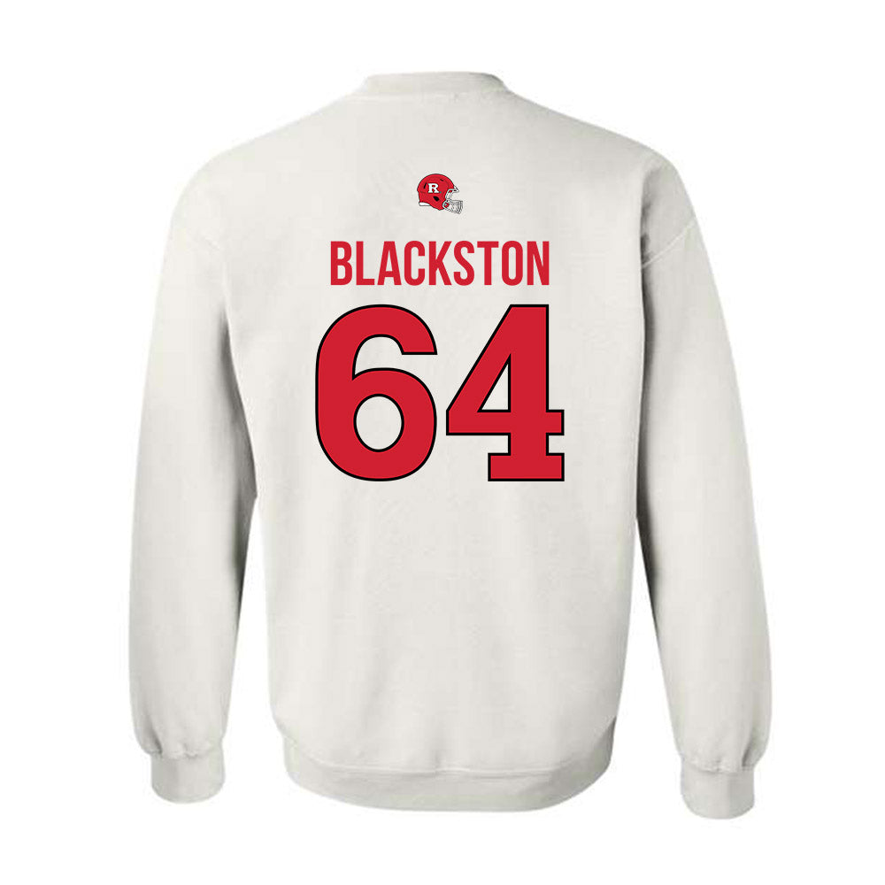 Rutgers - NCAA Football : Joshua Blackston - Classic Shersey Crewneck Sweatshirt-1