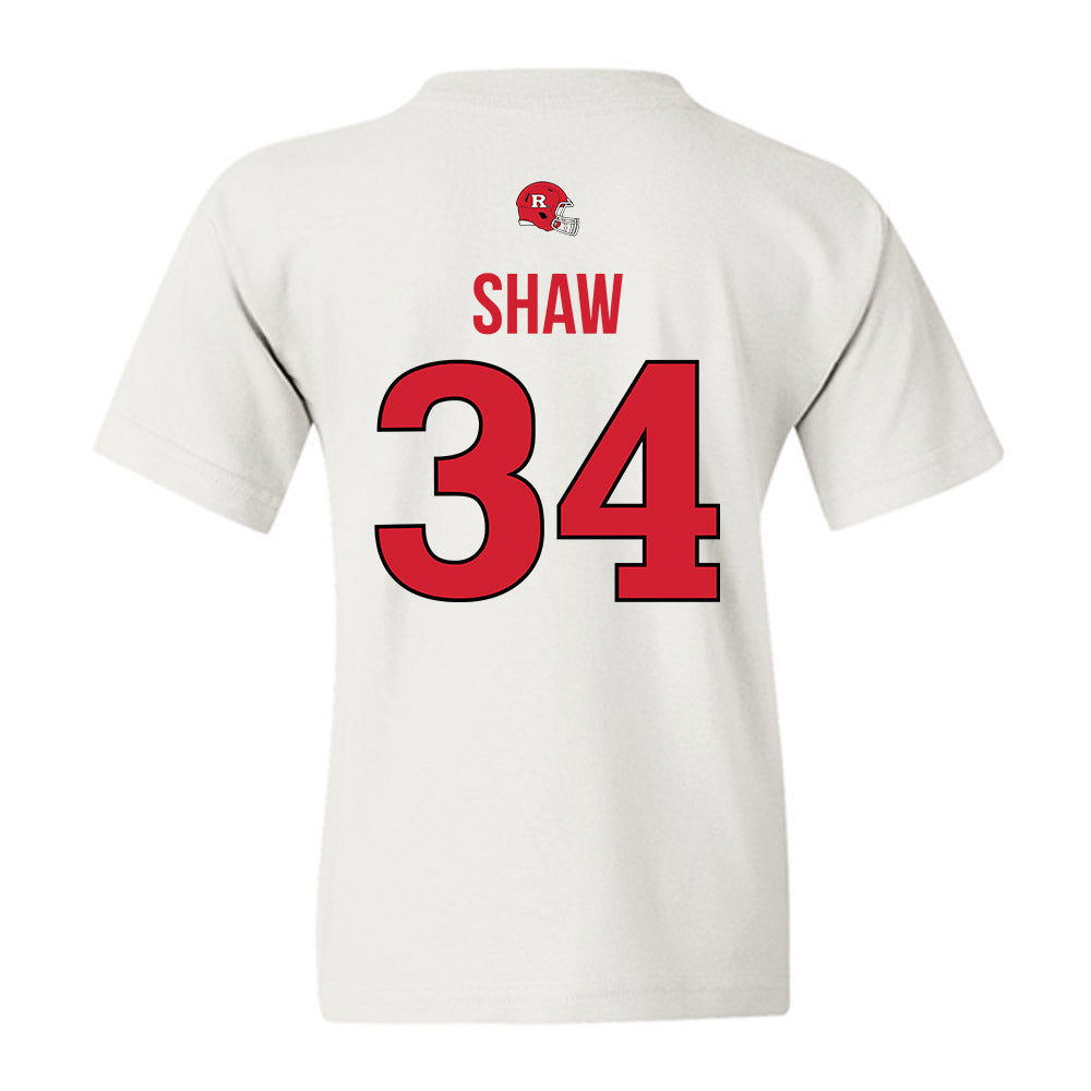 Rutgers - NCAA Football : Noah Shaw - Classic Shersey Youth T-Shirt-1