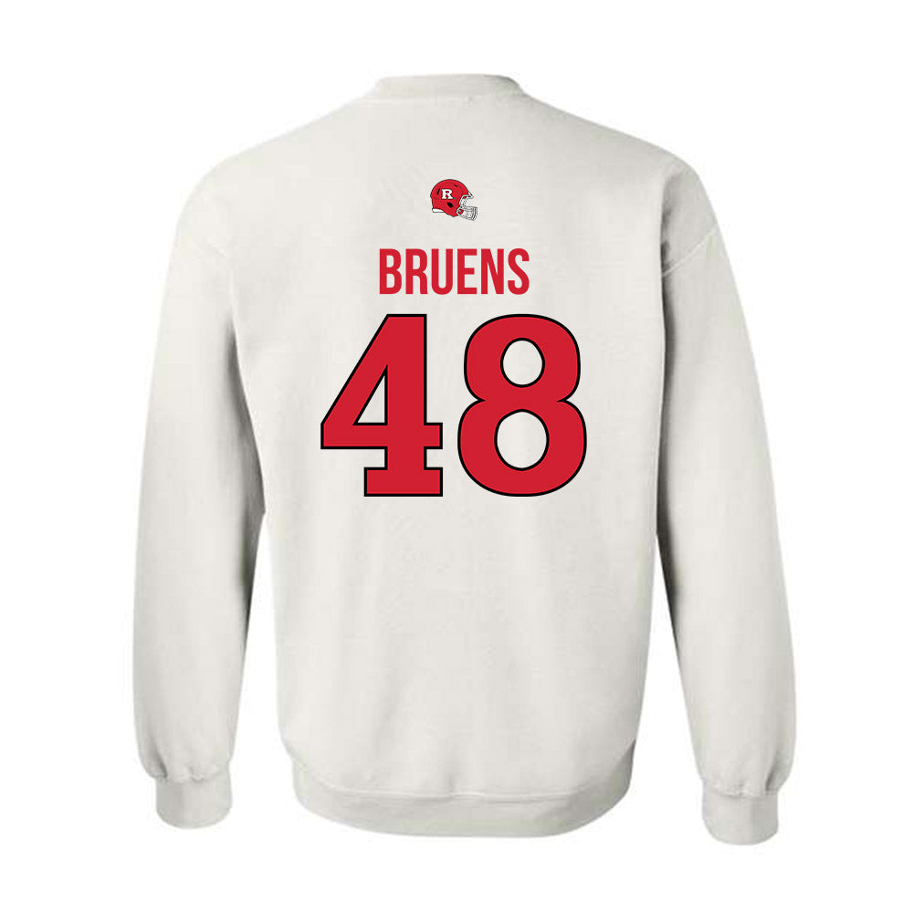Rutgers - NCAA Football : Raedyn Bruens - Classic Shersey Crewneck Sweatshirt-1