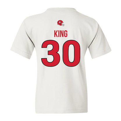 Rutgers - NCAA Football : Elijah King - Classic Shersey Youth T-Shirt-1