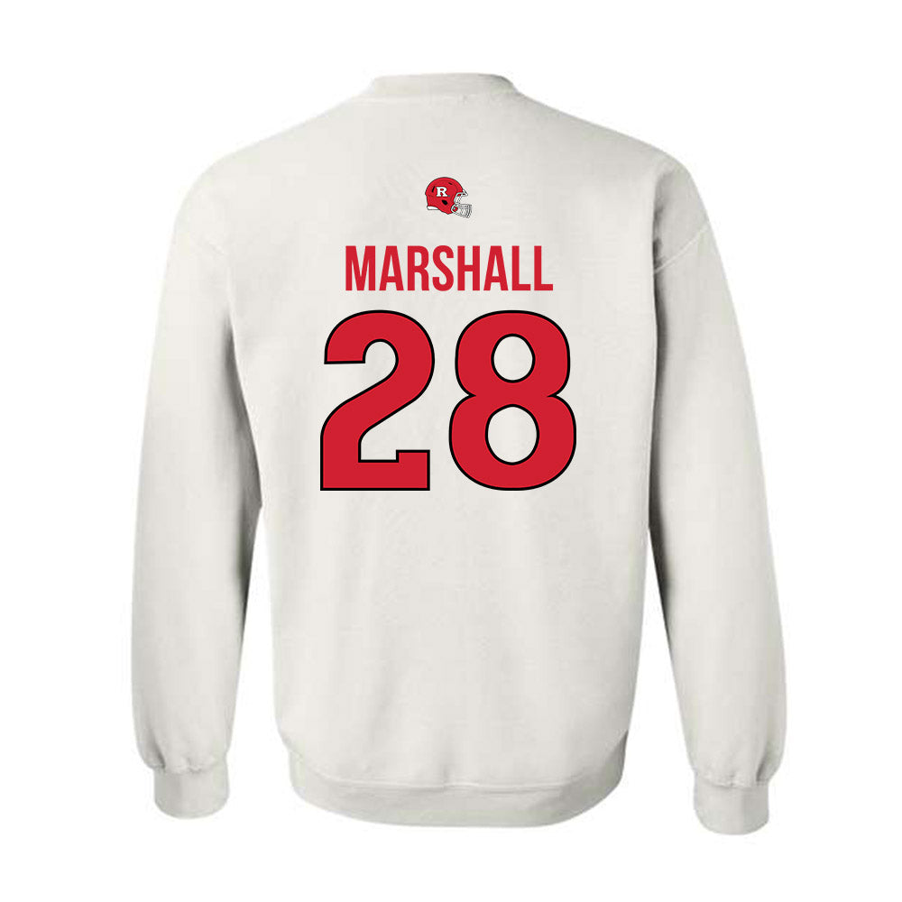 Rutgers - NCAA Football : Cannon Marshall - Classic Shersey Crewneck Sweatshirt-1