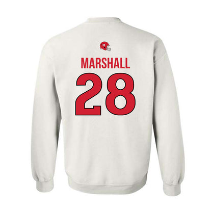 Rutgers - NCAA Football : Cannon Marshall - Classic Shersey Crewneck Sweatshirt-1