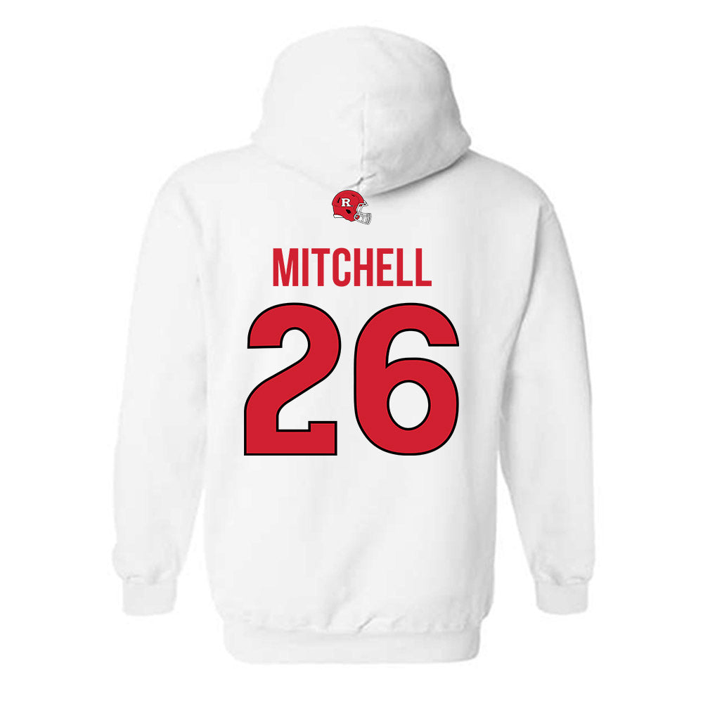 Rutgers - NCAA Football : Terrell Mitchell - Classic Shersey Hooded Sweatshirt-1