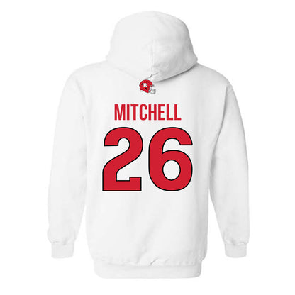Rutgers - NCAA Football : Terrell Mitchell - Classic Shersey Hooded Sweatshirt-1