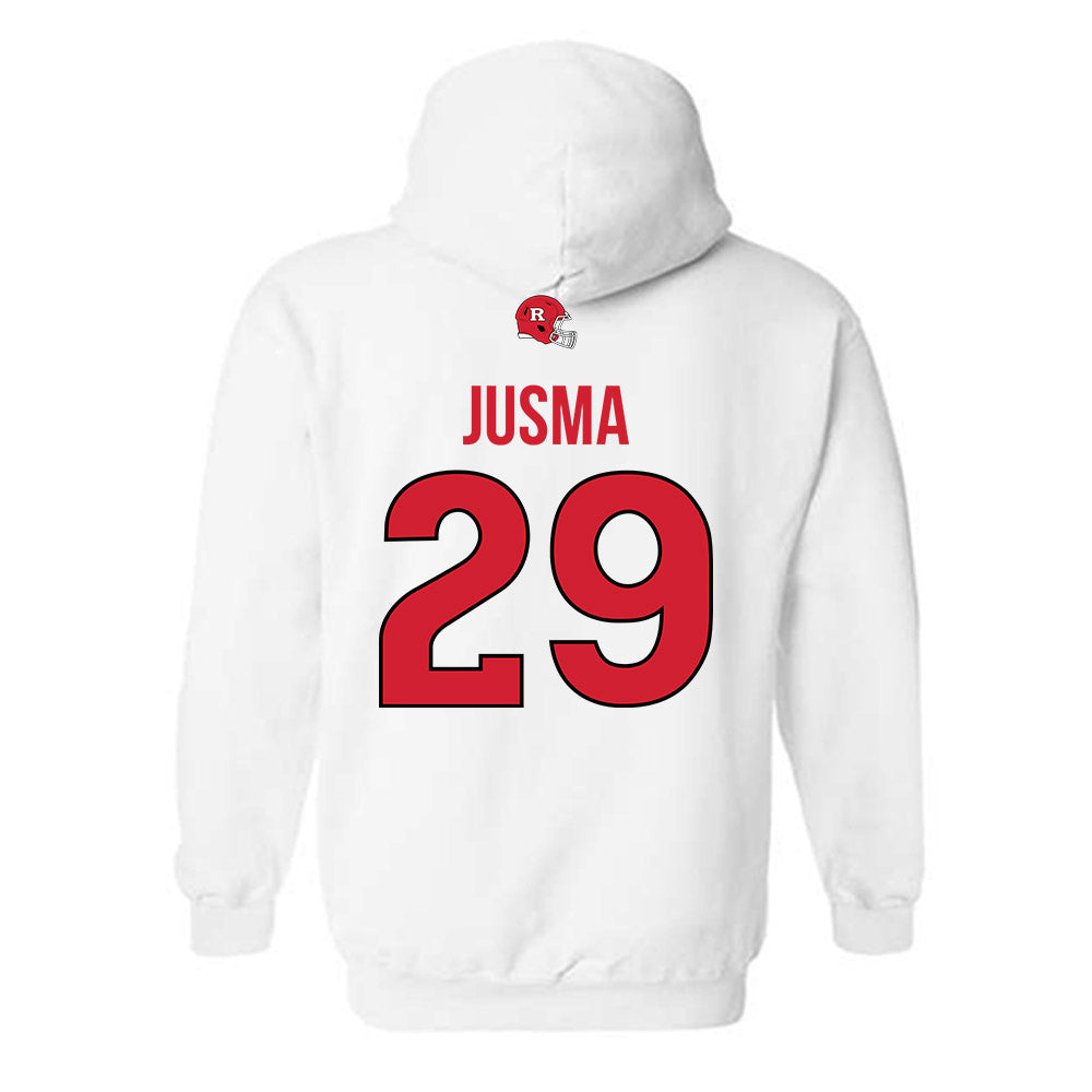 Rutgers - NCAA Football : Sebastian Jusma - Classic Shersey Hooded Sweatshirt-1