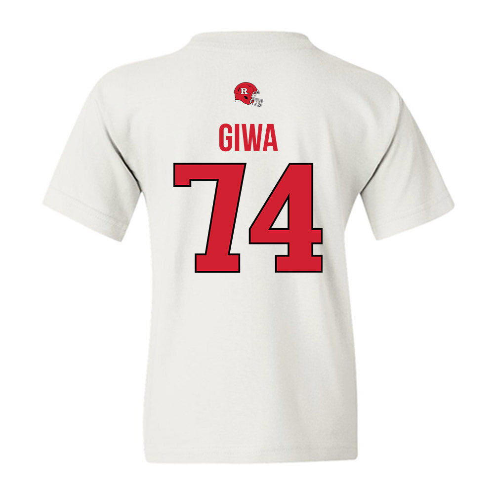 Rutgers - NCAA Football : Moshood Giwa - Classic Shersey Youth T-Shirt-1