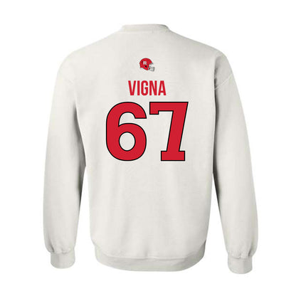 Rutgers - NCAA Football : Christopher Vigna - Classic Shersey Crewneck Sweatshirt-1