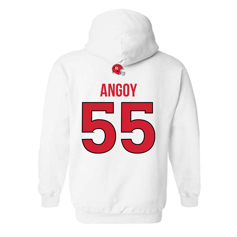 Rutgers - NCAA Football : Zaire Angoy - Classic Shersey Hooded Sweatshirt-1