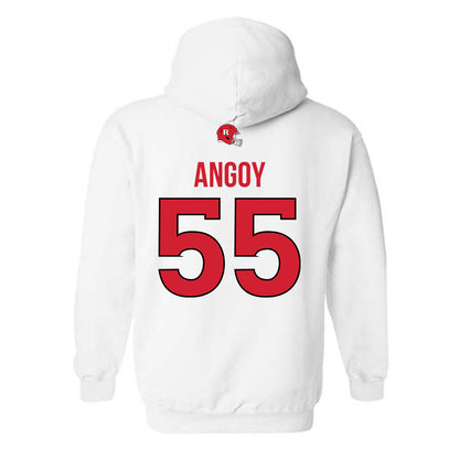 Rutgers - NCAA Football : Zaire Angoy - Classic Shersey Hooded Sweatshirt-1