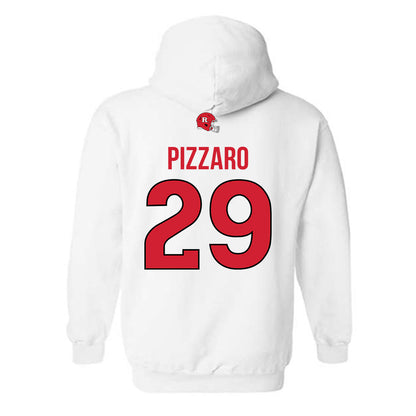 Rutgers - NCAA Football : Dane Pizzaro - Classic Shersey Hooded Sweatshirt-1