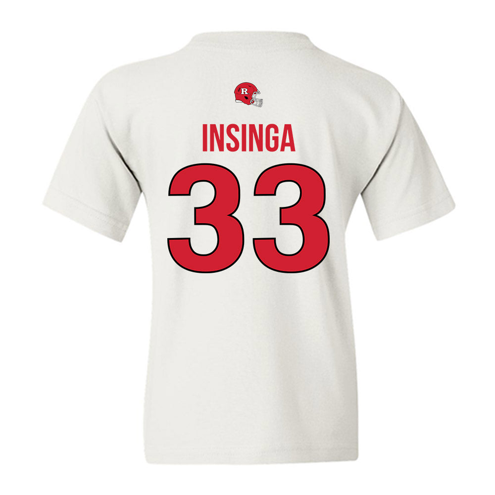 Rutgers - NCAA Football : John Insinga - Classic Shersey Youth T-Shirt-1