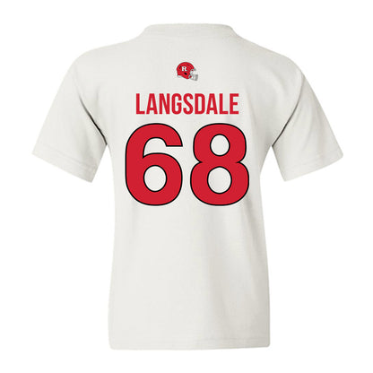 Rutgers - NCAA Football : Ryder Langsdale - Classic Shersey Youth T-Shirt-1