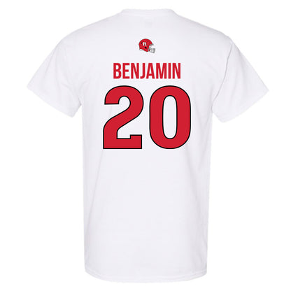 Rutgers - NCAA Football : Ja'shon Benjamin - Classic Shersey T-Shirt-1