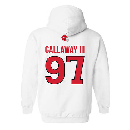 Rutgers - NCAA Football : Rinaldo Callaway III - Classic Shersey Hooded Sweatshirt-1