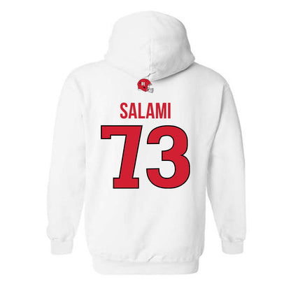 Rutgers - NCAA Football : Terrence Salami - Classic Shersey Hooded Sweatshirt-1