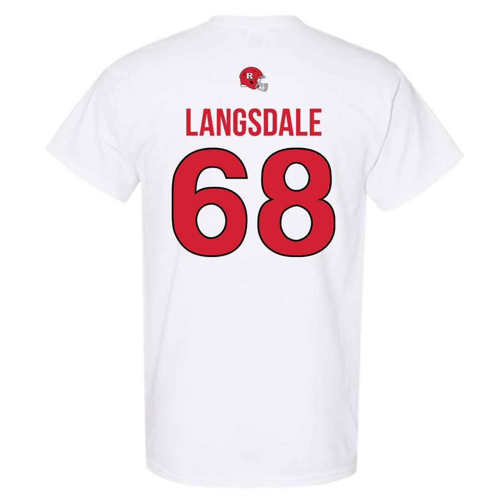 Rutgers - NCAA Football : Ryder Langsdale - Classic Shersey T-Shirt-1