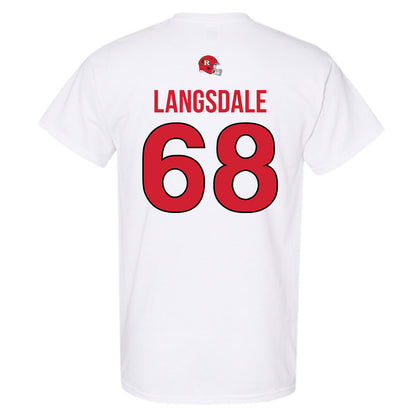 Rutgers - NCAA Football : Ryder Langsdale - Classic Shersey T-Shirt-1
