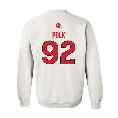 Rutgers - NCAA Football : Jermaine Polk - Classic Shersey Crewneck Sweatshirt-1