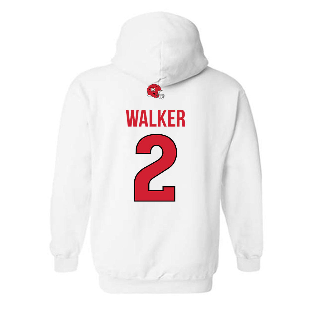 Rutgers - NCAA Football : Moses Walker - Classic Shersey Hooded Sweatshirt-1