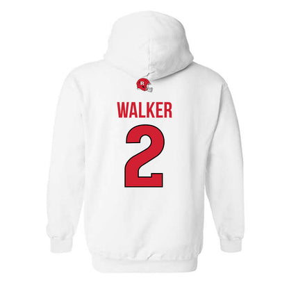 Rutgers - NCAA Football : Moses Walker - Classic Shersey Hooded Sweatshirt-1