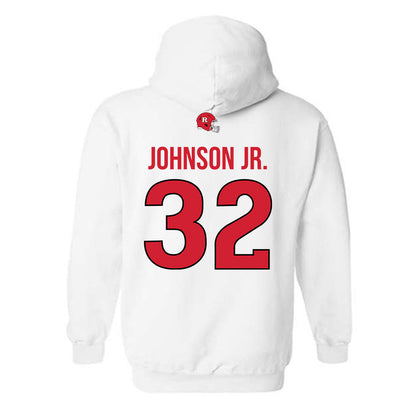 Rutgers - NCAA Football : RJ Johnson Jr. - Classic Shersey Hooded Sweatshirt-1
