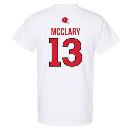 Rutgers - NCAA Football : DJ McClary - Classic Shersey T-Shirt-1