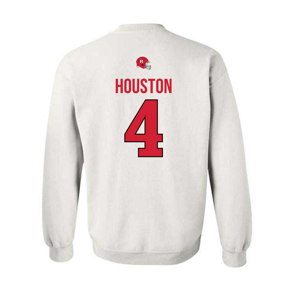 Rutgers - NCAA Football : Jourdin Houston - Classic Shersey Crewneck Sweatshirt-1