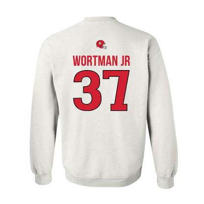 Rutgers - NCAA Football : RJ Wortman Jr - Classic Shersey Crewneck Sweatshirt-1