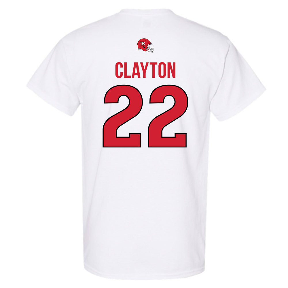 Rutgers - NCAA Football : Michael Clayton - Classic Shersey T-Shirt-1