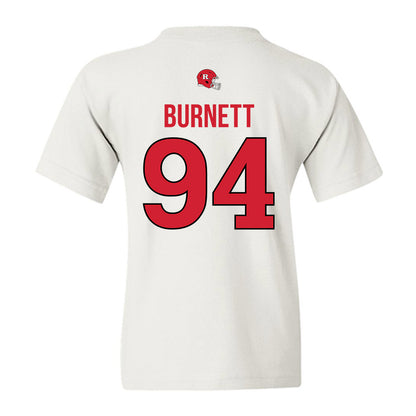 Rutgers - NCAA Football : Jdan Burnett - Classic Shersey Youth T-Shirt-1