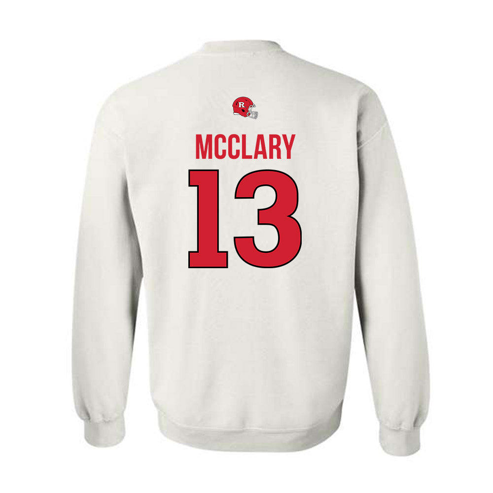 Rutgers - NCAA Football : DJ McClary - Classic Shersey Crewneck Sweatshirt-1