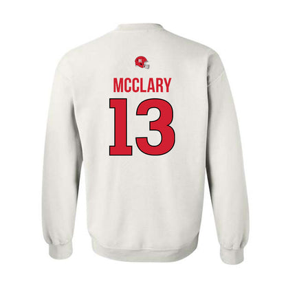Rutgers - NCAA Football : DJ McClary - Classic Shersey Crewneck Sweatshirt-1