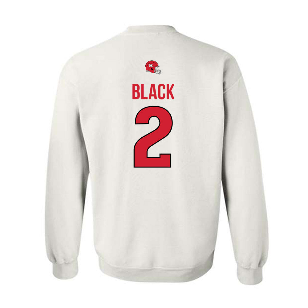 Rutgers - NCAA Football : Benjamin Black - Classic Shersey Crewneck Sweatshirt-1