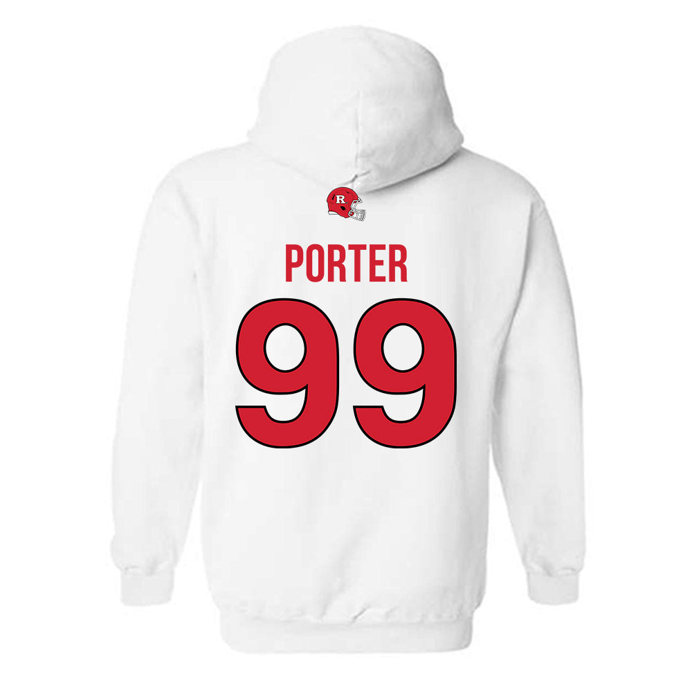Rutgers - NCAA Football : Rondarius Porter - Classic Shersey Hooded Sweatshirt-1