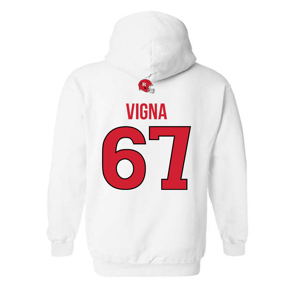 Rutgers - NCAA Football : Christopher Vigna - Classic Shersey Hooded Sweatshirt-1