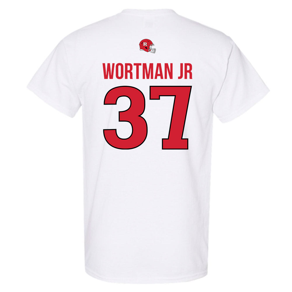 Rutgers - NCAA Football : RJ Wortman Jr - Classic Shersey T-Shirt-1