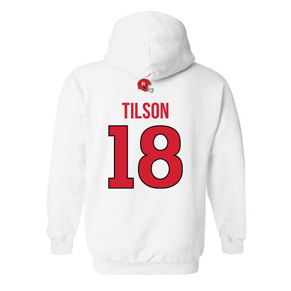 Rutgers - NCAA Football : Messiah Tilson - Classic Shersey Hooded Sweatshirt-1
