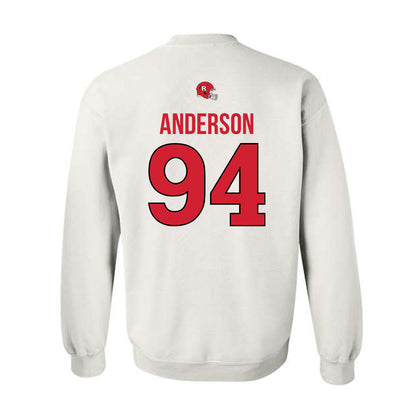 Rutgers - NCAA Football : Jakob Anderson - Classic Shersey Crewneck Sweatshirt-1