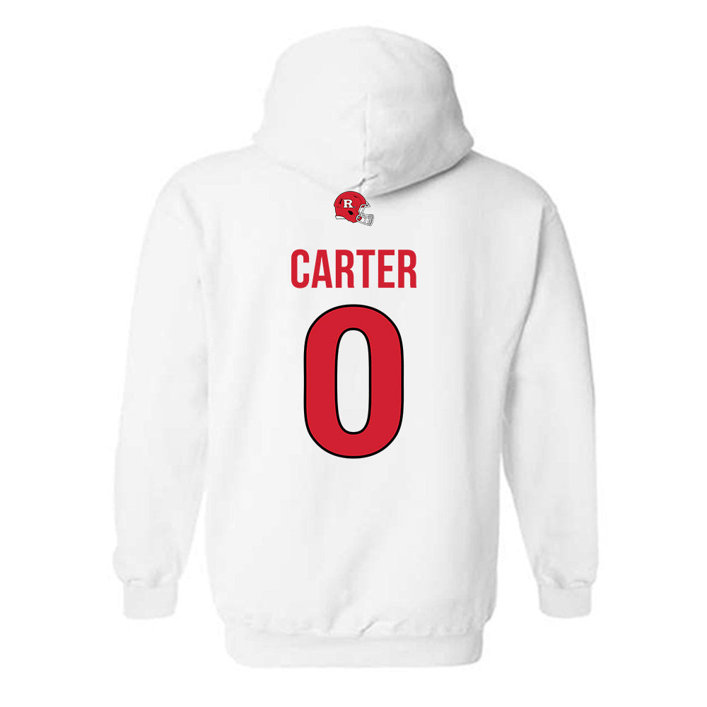 Rutgers - NCAA Football : Dyzier Carter - Classic Shersey Hooded Sweatshirt-1