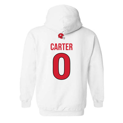Rutgers - NCAA Football : Dyzier Carter - Classic Shersey Hooded Sweatshirt-1