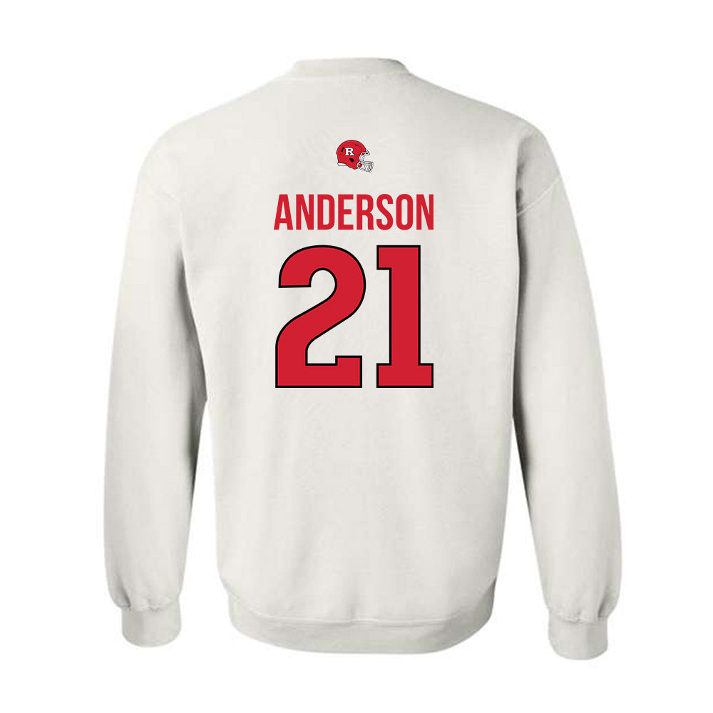 Rutgers - NCAA Football : Devonte Anderson - Classic Shersey Crewneck Sweatshirt-1