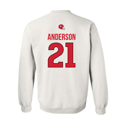 Rutgers - NCAA Football : Devonte Anderson - Classic Shersey Crewneck Sweatshirt-1