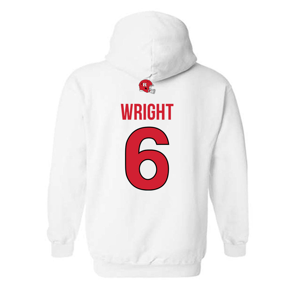 Rutgers - NCAA Football : Abram Wright - Classic Shersey Hooded Sweatshirt-1