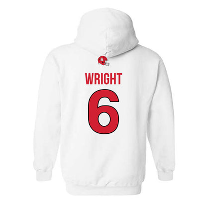 Rutgers - NCAA Football : Abram Wright - Classic Shersey Hooded Sweatshirt-1