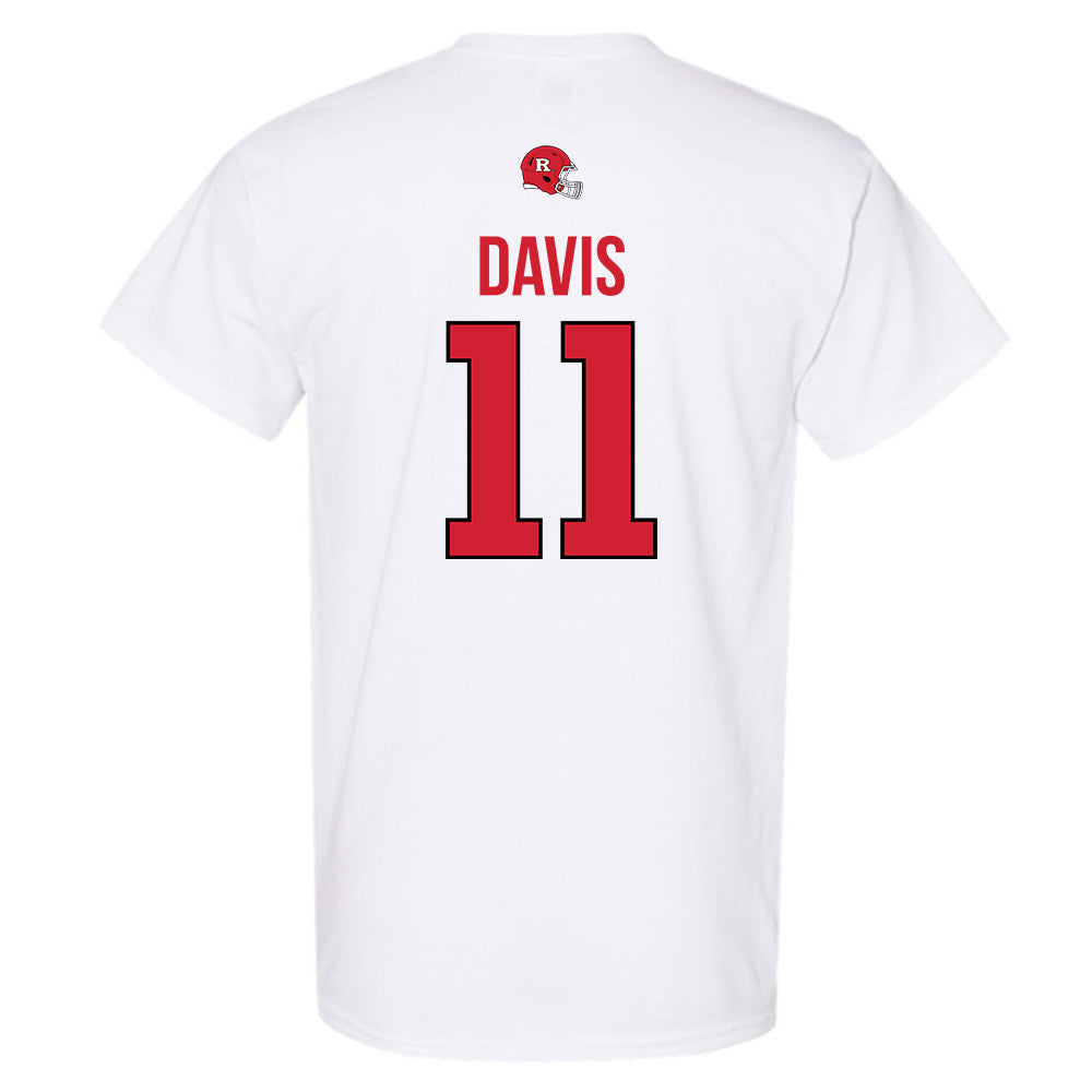 Rutgers - NCAA Football : Malachi Davis - Classic Shersey T-Shirt-1