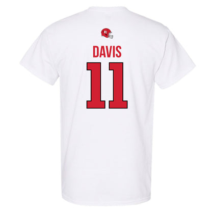 Rutgers - NCAA Football : Malachi Davis - Classic Shersey T-Shirt-1